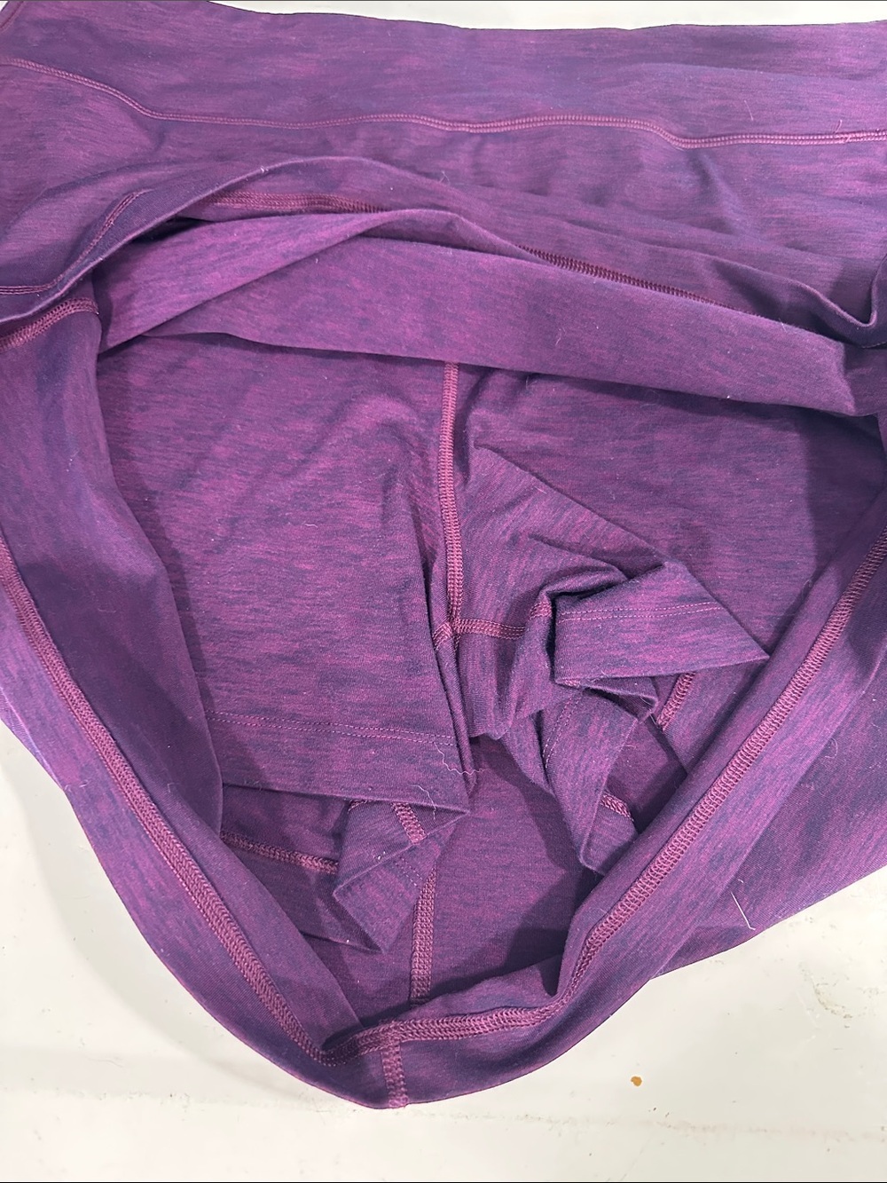 2 Duluth Trading Co Purple & Black Mini Skorts - Picture 3 of 7